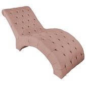 Espreguiçadeira Relaxante para Descanso P02 Suede Rosê - Amarena Móveis