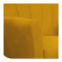 kit 02 Poltronas Decorativa Laura Palito Mel Suede Amarelo - Amarena Móveis