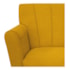 kit 02 Poltronas Decorativa Laura Palito Mel Suede Amarelo - Amarena Móveis