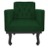 Kit 02 Poltronas Decorativas Classic Suede Verde - AM Decor