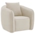 Kit 02 Poltronas Decorativas Sala de Estar Recepção Florença Bouclé Bege