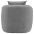 Kit 02 Poltronas Decorativas Sala de Estar Recepção Florença Bouclé Cinza