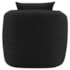 Kit 02 Poltronas Decorativas Sala de Estar Recepção Florença Bouclé Preto