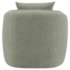 Kit 02 Poltronas Decorativas Sala de Estar Recepção Florença Bouclé Verde Oliva