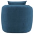 Kit 02 Poltronas Decorativas Sala de Estar Recepção Florença Linho Azul Royal
