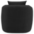Kit 02 Poltronas Decorativas Sala de Estar Recepção Florença Linho Preto