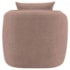 Kit 02 Poltronas Decorativas Sala de Estar Recepção Florença Linho Rosê