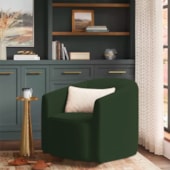 Kit 02 Poltronas Luxo Decorativa Luiza Max Linho Verde