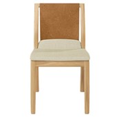 Kit 04 Cadeiras de Jantar Ana C03 - Freijó/Marrom - Amarena Móveis
