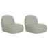 Kit 2 Poltronas Decorativas Amsterdã Bouclé Verde Oliva