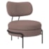 Kit 2 Poltronas Decorativas Luxo Moderna Sala de Estar Recepção Mimo Linho Rosê