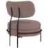 Kit 2 Poltronas Decorativas Luxo Moderna Sala de Estar Recepção Mimo Linho Rosê