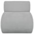 Kit 2 Poltronas Decorativas Orgânica Escritório Recepção Sala Virgínia Bouclé Cinza - Amarena Móveis