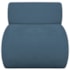Kit 2 Poltronas Decorativas Orgânica Escritório Recepção Sala Virgínia Linho Azul Royal - Amarena Móveis
