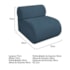 Kit 2 Poltronas Decorativas Orgânica Escritório Recepção Sala Virgínia Linho Azul Royal - Amarena Móveis
