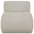 Kit 2 Poltronas Decorativas Orgânica Escritório Recepção Sala Virgínia Linho Bege - Amarena Móveis
