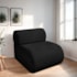 Kit 2 Poltronas Decorativas Orgânica Escritório Recepção Sala Virgínia Linho Preto - Amarena Móveis