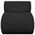 Kit 2 Poltronas Decorativas Orgânica Escritório Recepção Sala Virgínia Linho Preto - Amarena Móveis
