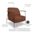 Kit 2 Poltronas Odense SPZ Decorativa Sala Boucle Terracota