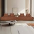 Kit 2 Sofás 3 Lugares Decoração Lazer Sala Ibiza SPZ 200cm Bouclé Terracota