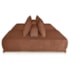 Kit 2 Sofás 3 Lugares Decoração Lazer Sala Ibiza SPZ 200cm Bouclé Terracota