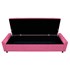 Kit Cabeceira e Calçadeira Baú Casal Everest P02 140 cm para cama Box Corano Pink - Amarena Móveis