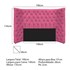 Kit Cabeceira e Calçadeira Baú Casal Everest P02 140 cm para cama Box Corano Pink - Amarena Móveis