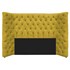 Kit Cabeceira e Calçadeira Baú Casal Everest P02 140 cm para cama Box Suede Amarelo - Amarena Móveis