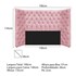 Kit Cabeceira e Calçadeira Baú Casal Everest P02 140 cm para cama Box Suede Rosa Bebê - Amarena Móveis