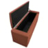 Kit Cabeceira e Calçadeira Baú Casal Minsk P02 140 cm para cama Box Suede Terracota - Amarena Móveis