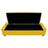 Kit Cabeceira e Calçadeira Baú King Everest P02 195 cm para cama Box Corano Amarelo - Amarena Móveis
