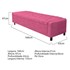 Kit Cabeceira e Calçadeira Baú Queen Everest P02 160 cm para cama Box Corano Pink - Amarena Móveis