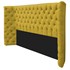 Kit Cabeceira e Calçadeira Baú Queen Everest P02 160 cm para cama Box Suede Amarelo - Amarena Móveis