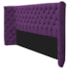 Kit Cabeceira e Calçadeira Baú Queen Everest P02 160 cm para cama Box Suede Roxo - Amarena Móveis