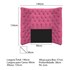 Kit Cabeceira e Calçadeira Baú Solteiro Everest P02 90 cm para cama Box Corano Pink - Amarena Móveis