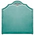 Kit Cabeceira e Calçadeira Casal Orlando P02 140 cm para cama Box Suede Azul Tiffany - Amarena Móveis