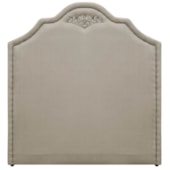 Kit Cabeceira e Calçadeira Casal Orlando P02 140 cm para cama Box Suede Bege - Amarena Móveis