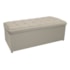 Kit Cabeceira e Calçadeira Copenhague 140 cm Casal Corano Bege AM Decor