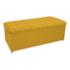 Kit Cabeceira e Calçadeira Copenhague 140 cm Casal Suede Amarelo AM Decor