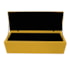Kit Cabeceira e Calçadeira Copenhague 140 cm Casal Suede Amarelo AM Decor