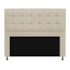 Kit Cabeceira e Calçadeira Copenhague 140 cm Casal Suede Bege AM Decor