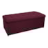Kit Cabeceira e Calçadeira Copenhague 140 cm Casal Suede Bordô AM Decor