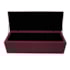 Kit Cabeceira e Calçadeira Copenhague 140 cm Casal Suede Bordô AM Decor