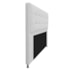 Kit Cabeceira e Calçadeira Copenhague 140 cm Casal Suede Branco AM Decor