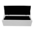 Kit Cabeceira e Calçadeira Copenhague 140 cm Casal Suede Branco AM Decor