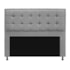 Kit Cabeceira e Calçadeira Copenhague 140 cm Casal Suede Cinza AM Decor
