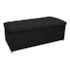 Kit Cabeceira e Calçadeira Copenhague 140 cm Casal Suede Preto AM Decor