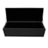 Kit Cabeceira e Calçadeira Copenhague 140 cm Casal Suede Preto AM Decor