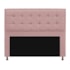 Kit Cabeceira e Calçadeira Copenhague 140 cm Casal Suede Rosê AM Decor