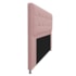 Kit Cabeceira e Calçadeira Copenhague 140 cm Casal Suede Rosê AM Decor